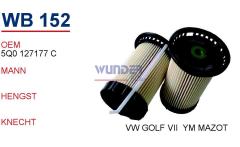 WUNDER WB152 MAZOT  FİLTRESİ - AUDI A3 -LEON -OCTAVİA -GOLF VII 1