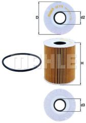Knecht Ox776D Yağ Filtresi 407 / C5 Iı 2009 Sonrası C6 / Xf Xj / Dıscovery