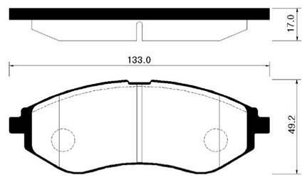 Ferodo Fdb4971 Fren Balatası Ön   Kalos 2002 Sonrası Aveo 05-