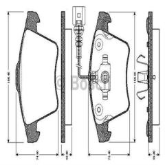 Bosch 986494164 Fren Balatası Ön Touareg 7L 02-