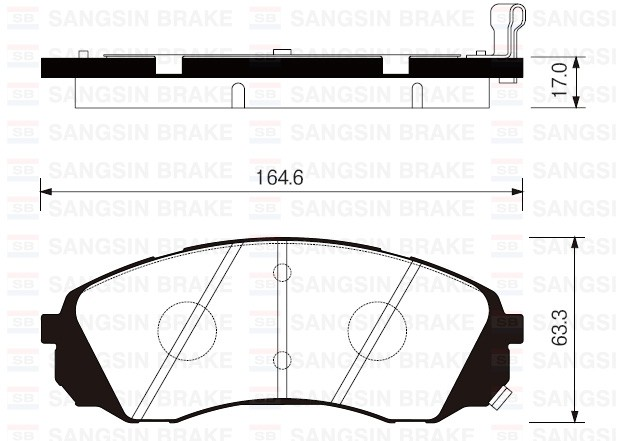 Sangsıng Sp1238 Fren Balatası Ön Carnıval Iıı 2.7 V6-2.9Crdı Crdı