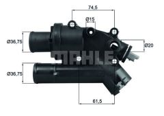 Mahle Th4683 Termostat Komple 83°C 407 06-508-10-C5 06-Mondeo 08-