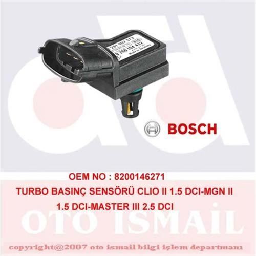 Bosch 281002573 Basınç Sensörü Turbo Clıo Iı 1.5 Dcı Megane Iı 1.