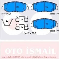 Bosch 986424809 Fren Balatası Ön Cr-V 02-