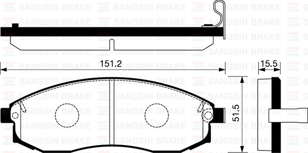 Sangsıng Sp1256 Fren Balatası Ön Maxıma Qx 2.5 V6 24V 3.0 95-00 M