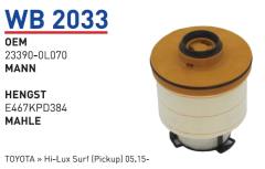 WUNDER WB2033 MAZOT FİLTRESİ - TOYOTA  »  Hi-Lux Surf (Pickup) 05