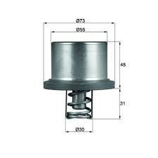 Mahle Thd289 Termostat Komple Porsche Cayenne 9Pa 89C
