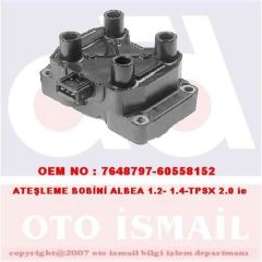 Bosch 221503407 Ateşleme Bobini Palıo Albea Tempra Tıpo Uno Marea