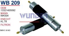 WUNDER WB209 BENZİN FİLTRESİ - BMW E36 M3 S50