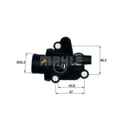 Mahle Tı1287 Termostat Komple Mercedes-Benz A Class W168 87C