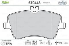 VALEO 670448 (GDB1514) ÖN BALATA MERCEDES W203 C180-C200-C240-C32