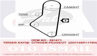 Gates 5215Xs Triger Eksantrik Kayışı 205 306 405 406 / Xsara Xant