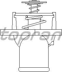 Topran 202316755 Termostat Vectra A Omega A 1.6 1.8 2.0 2.0İ 16V