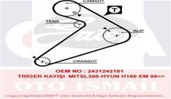 Gates 5222 Triger Eksantrik Kayışı H100 Em / L300 Em 163X254