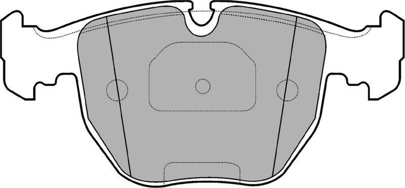 Delphi Lp1003 Fren Balatası Ön Bmw 5  E39 M5 E39 Bmw X3  E83 Bmw