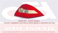 Mars 511224 Stop Lambası Sağ Megane Iı 03-05 Sedan Duysuz