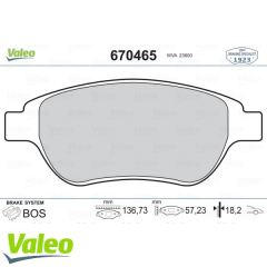 VALEO 670465 ÖN BALATA P207 02/06-P307 08/00-DOBLO 01-PART 04/03-