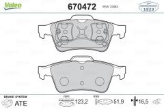 VALEO 670472 ARKA BALATA LGN II 01-MGN II-LATITUDE-VECTRA C 03-FO