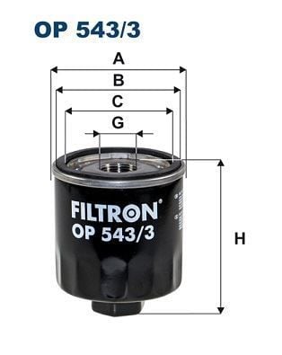 Filtron Op5433 Yağ Filtresi Transıt 2,0 Ecoblue V362 V363 (4×4) 1