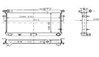 Kale 0106092Al Su Radyatörü M131 Al Pl 470X292X34