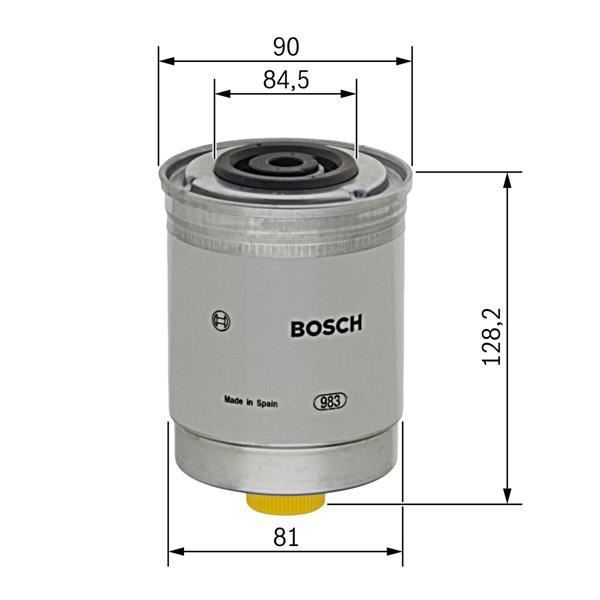 Bosch 1457434400 Mazot Filtresi Transıt T12 T15  Transıt 94-00 2.
