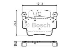 Bosch 986494281 Fren Balatası Ön 911 996 997 97-08 Boxster 986 98