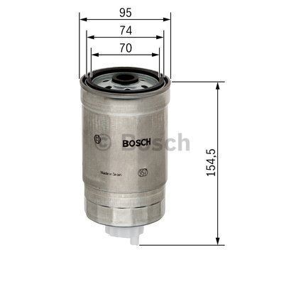 Bosch 1457434451 Mazot Filtresi Terrano 1996 Sonrası Np300 Navara 05-11 2.