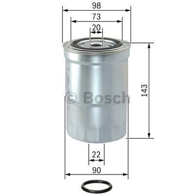 Bosch 1457434459 Mazot Filtresi Pajero 3.2 Dıd