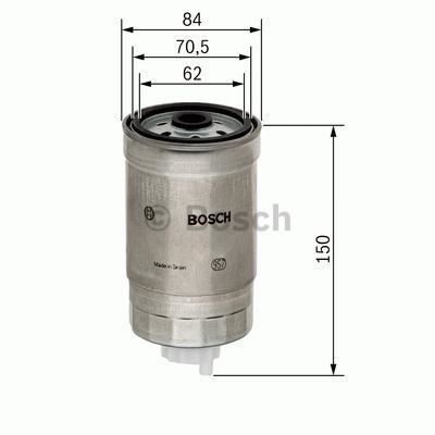 Bosch 1457434460 Mazot Filtresi Doblo Freemont Ducato / Boxer / J