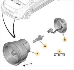 Peugeot 6208.E1 Sis Farı Sağ Sol Partner Tepeee Expert / Xsara Iı