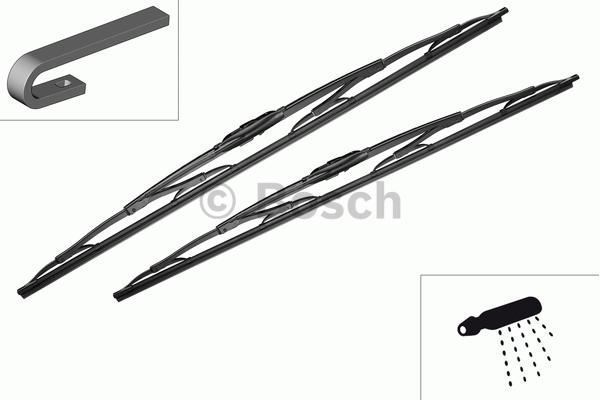 Bosch 3397005800 Silecek Süpürgesı Twın Takım 550 550Mm 405 94-97