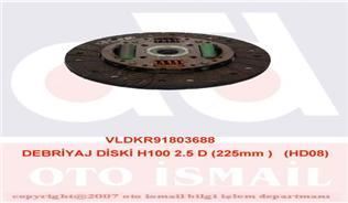 VALEO 803688 DEBRİYAJ BALATASI H100 2.5D 225MM HD08