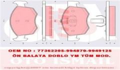 Trw Gdb1588 Fren Balatası Ön Doblo 2001 Sonrası 1.2 19D