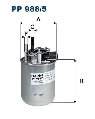 Filtron Pp9885 Yakıt Filtresi Nissan Juke-Pulsar