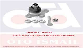 Trw Jbj738 Rotil 207 208 1007 / C2 C3 Iı Pıcasso Plurıel Ds3