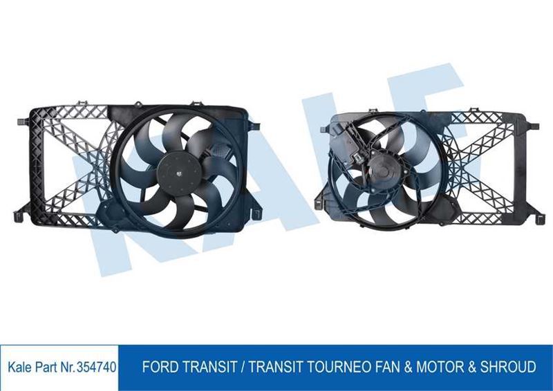 Kale 354740 Fan Motoru Komple Ford: Transıt V347/V348 Klimasız 2.