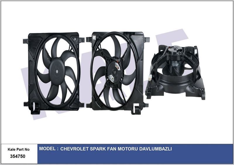 Kale 354750 Fan Motoru (Davlumbazlı) Spark 1.0 1.2 10-
