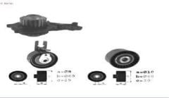 Gates Kp15587Xs Triger Eksantrik Gergi Seti + Su Pompası 107 206