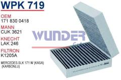 WUNDER WPK719 POLEN  FİLTRESİ - MERCEDES SLK 171 W (KASA)
