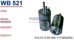 WUNDER WB521 MAZOT FİLTRESİ - S60 II/V60 , S80 II , XC60 , V70 II