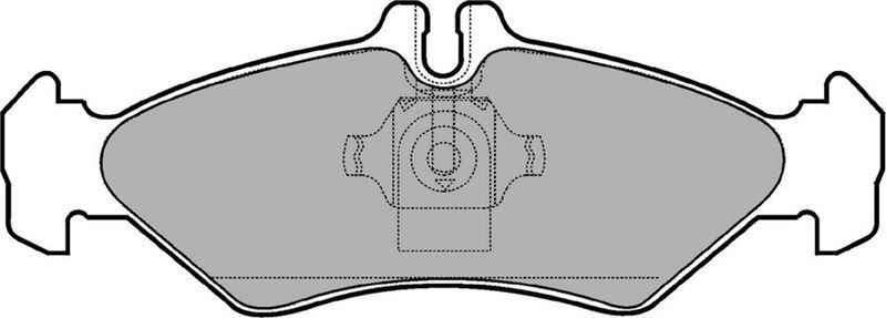 Delphi Lp1595 Fren Balatası Arka Lt28-35 96-06 Lt28-46 96-06 / Sp