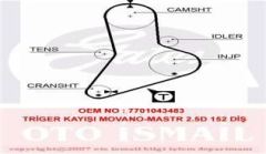 Gates 5334Xs Triger Eksantrik Kayışı Ducato / Master / Jumper / M