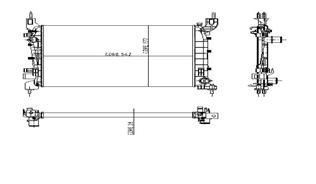 Kale 0135012Al Su Radyatörü Lınea 2007 Sonrası 1.4 Mpı Grande Punto 2005 Sonrası 2