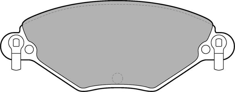 Delphi Lp1654 Fren Balatası Ön C5 I 2000 Sonrası Iı 04-