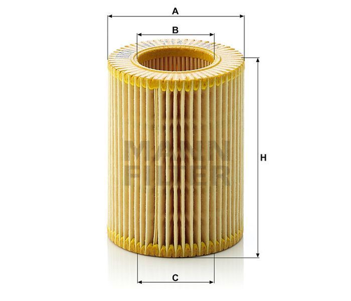 Mann Hu714X Yağ Filtresi Accent Admıre 03-06 Getz 02-06 1.5 Crdı