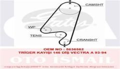 Gates 5367Xs Triger Eksantrik Kayışı Astra F Vectra A 1.6 1.8 2.0