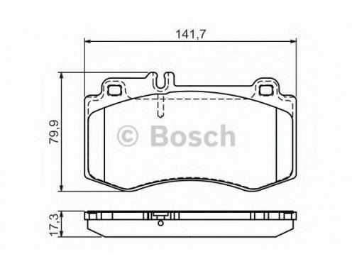 Bosch 986494405 Fren Balatası Ön Cls 350 Cdı Coupe 10. 2010 Sonrası 02.16-