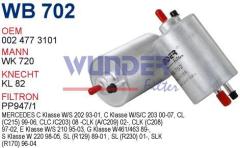 WUNDER WB702 BENZİN FİLTRESİ - MERCEDES 129-170-202-203-210-220 K