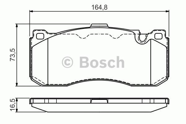 Bosch 986494428 Fren Balatası Ön Bmw 1  2008- E88 3.0 Cabrıolet B