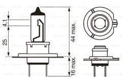 Bosch 1987301075 Ampul Vısıon 8Gv Plus 90 2 Ampullü Paket 12V H7